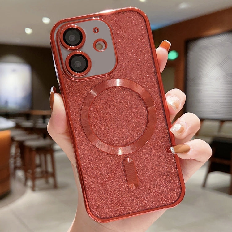Glitter Electroplating MagSafe TPU Phone Case, For iPhone X / XS, For iPhone 7 Plus / 8 Plus