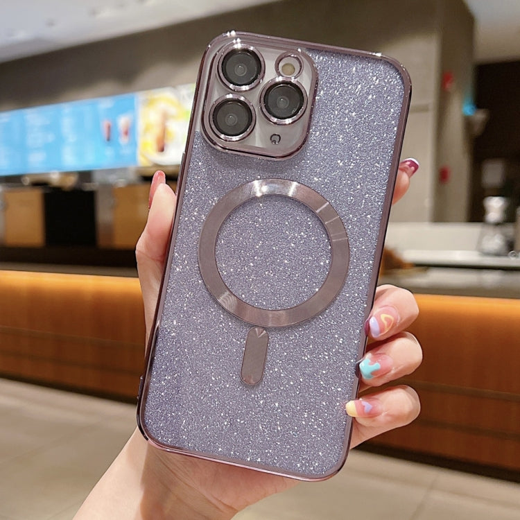 Glitter Electroplating MagSafe TPU Phone Case, For iPhone X / XS, For iPhone 7 Plus / 8 Plus