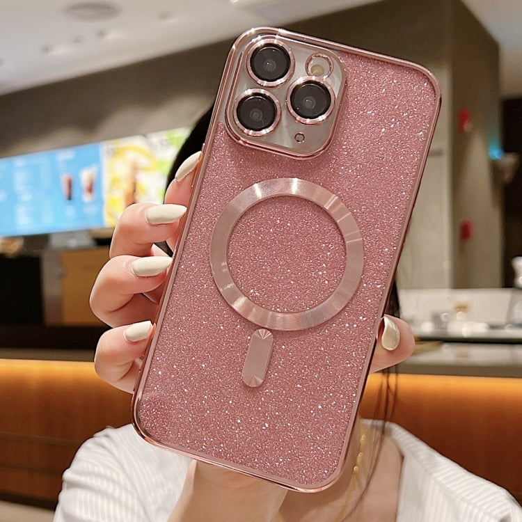 Glitter Electroplating MagSafe TPU Phone Case, For iPhone X / XS, For iPhone 7 Plus / 8 Plus