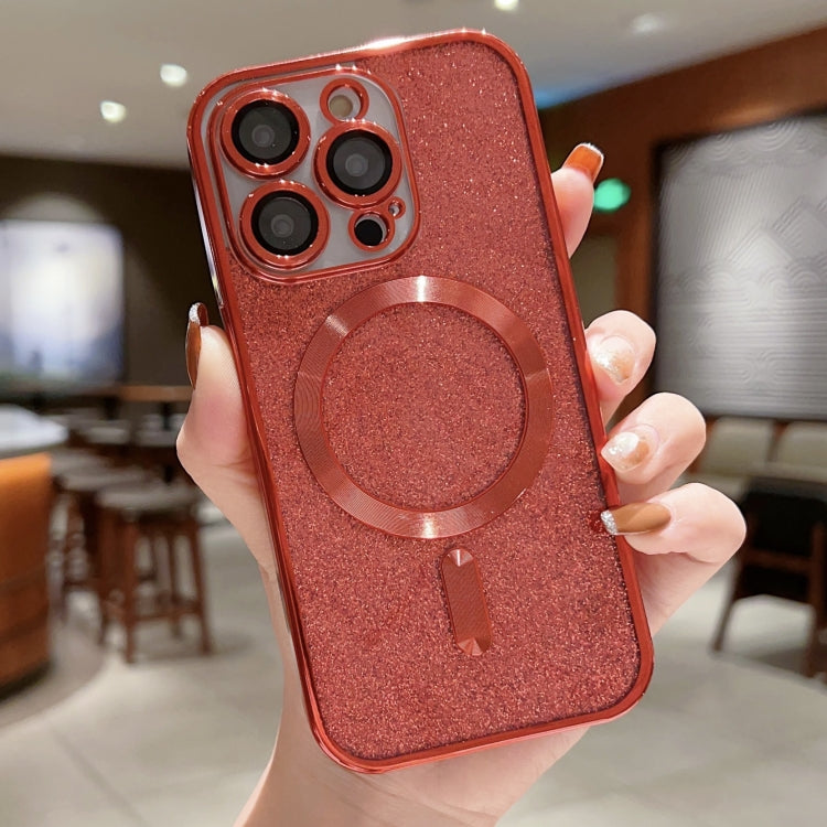 Glitter Electroplating MagSafe TPU Phone Case, For iPhone 16, For iPhone 15 Pro Max, For iPhone 15 Pro