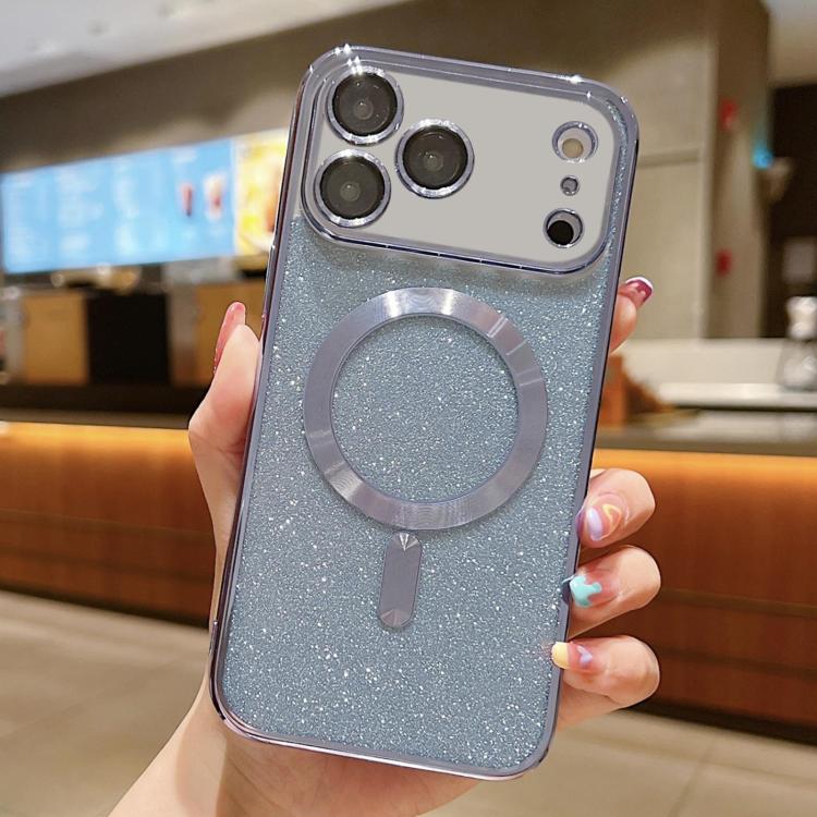 Glitter Electroplating MagSafe TPU Phone Case, For iPhone 16 Pro Max, For iPhone 16 Pro, For iPhone 16 Plus