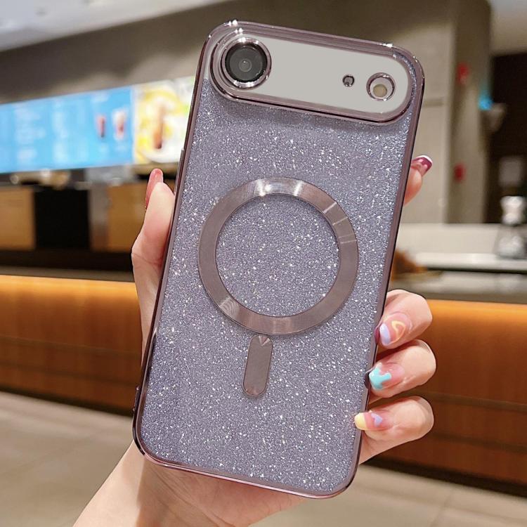 Glitter Electroplating MagSafe TPU Phone Case, For iPhone 16, For iPhone 15 Pro Max, For iPhone 15 Pro
