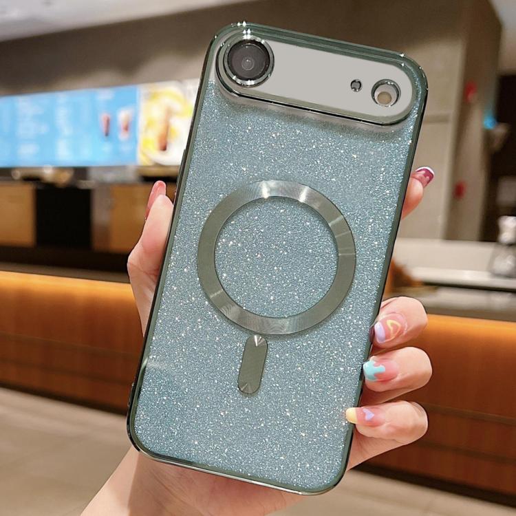 Glitter Electroplating MagSafe TPU Phone Case, For iPhone 16, For iPhone 15 Pro Max, For iPhone 15 Pro