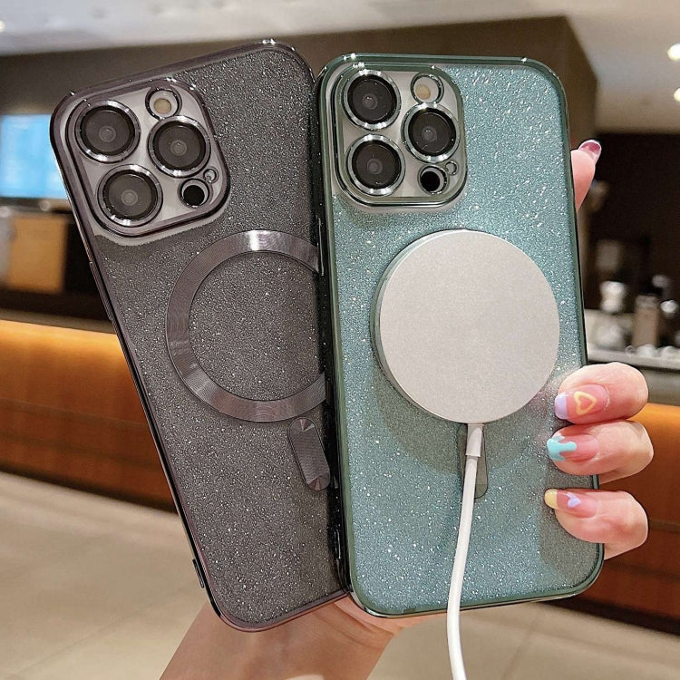 Glitter Electroplating MagSafe TPU Phone Case, For iPhone XR, For iPhone XS Max, For iPhone SE 2022 / 7 / 8