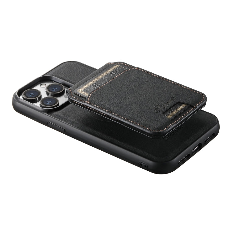 Suteni H16 Litchi Texture Leather Detachable Wallet Back Phone Case, For iPhone 15, For iPhone 14 Plus, For iPhone 14, For iPhone 14 Pro, For iPhone 14 Pro Max, For iPhone 13 Pro Max
