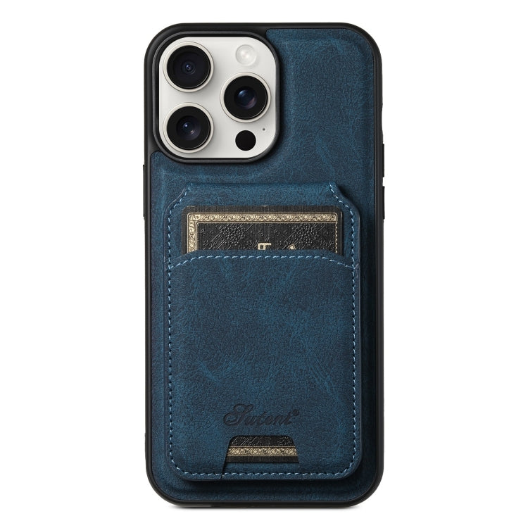 Suteni H16 Litchi Texture Leather Detachable Wallet Back Phone Case, For iPhone 15, For iPhone 14 Plus, For iPhone 14, For iPhone 14 Pro, For iPhone 14 Pro Max, For iPhone 13 Pro Max