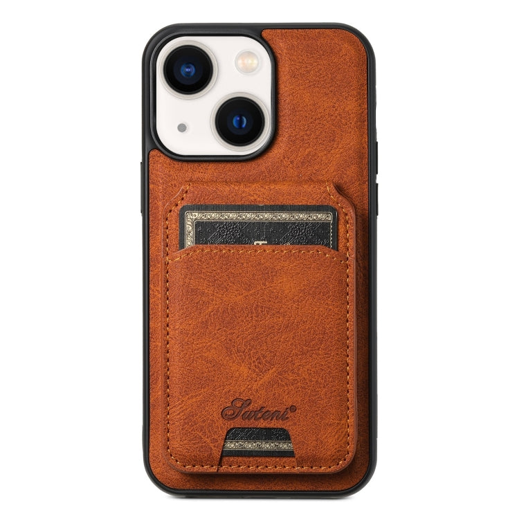 Suteni H16 Litchi Texture Leather Detachable Wallet Back Phone Case, For iPhone 15, For iPhone 14 Plus, For iPhone 14, For iPhone 14 Pro, For iPhone 14 Pro Max, For iPhone 13 Pro Max
