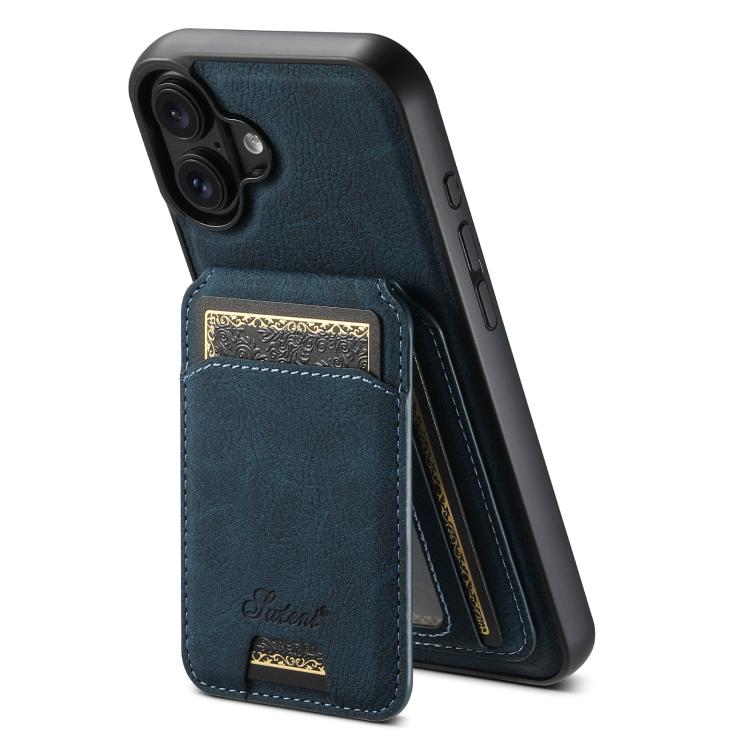 Suteni H16 Litchi Texture Leather Detachable Wallet Back Phone Case, For iPhone 17e / 16e, For iPhone 17 Pro Max, For iPhone 17 Pro, For iPhone 17, For iPhone Air, For iPhone 16 Pro Max