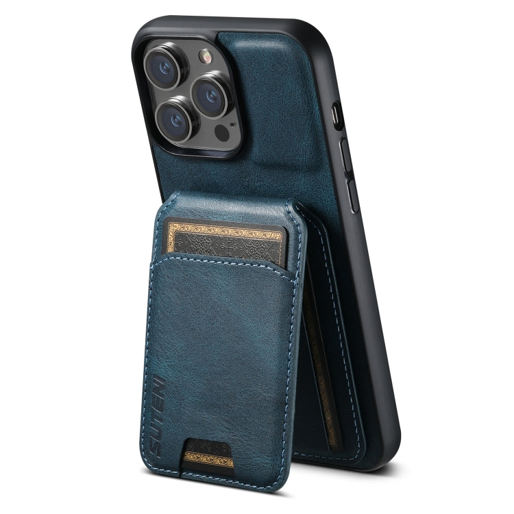Suteni H02 Leather Wallet Stand Back Phone Case, For iPhone 16, For iPhone 15 Pro Max, For iPhone 15 Pro, For iPhone 15 Plus, For iPhone 15, For iPhone 14 Plus, For iPhone 14, For iPhone 14 Pro