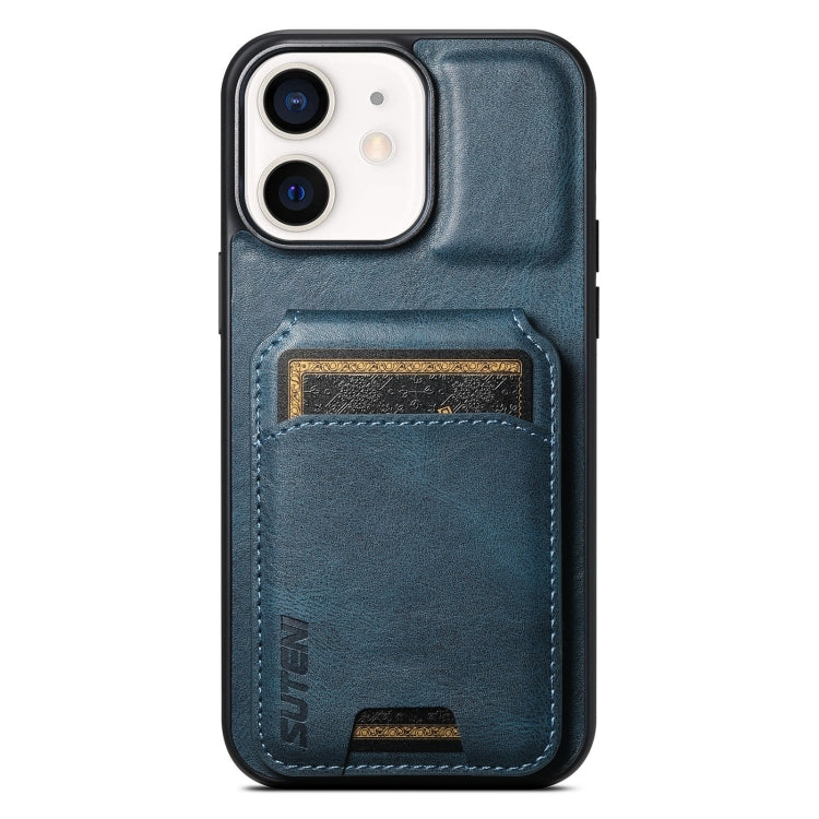 Suteni H02 Leather Wallet Stand Back Phone Case, For iPhone 14 Pro Max, For iPhone 13 Pro Max, For iPhone 13 Pro, For iPhone 13, For iPhone 12 Pro Max, For iPhone 11 Pro Max, For iPhone 11, For iPhone 11 Pro