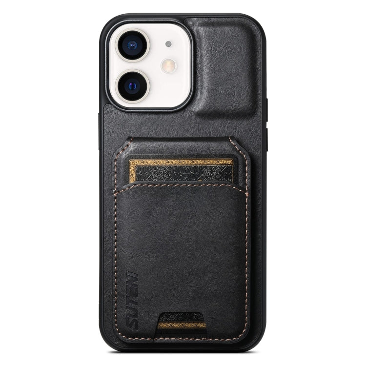 Suteni H02 Leather Wallet Stand Back Phone Case, For iPhone 14 Pro Max, For iPhone 13 Pro Max, For iPhone 13 Pro, For iPhone 13, For iPhone 12 Pro Max, For iPhone 11 Pro Max, For iPhone 11, For iPhone 11 Pro