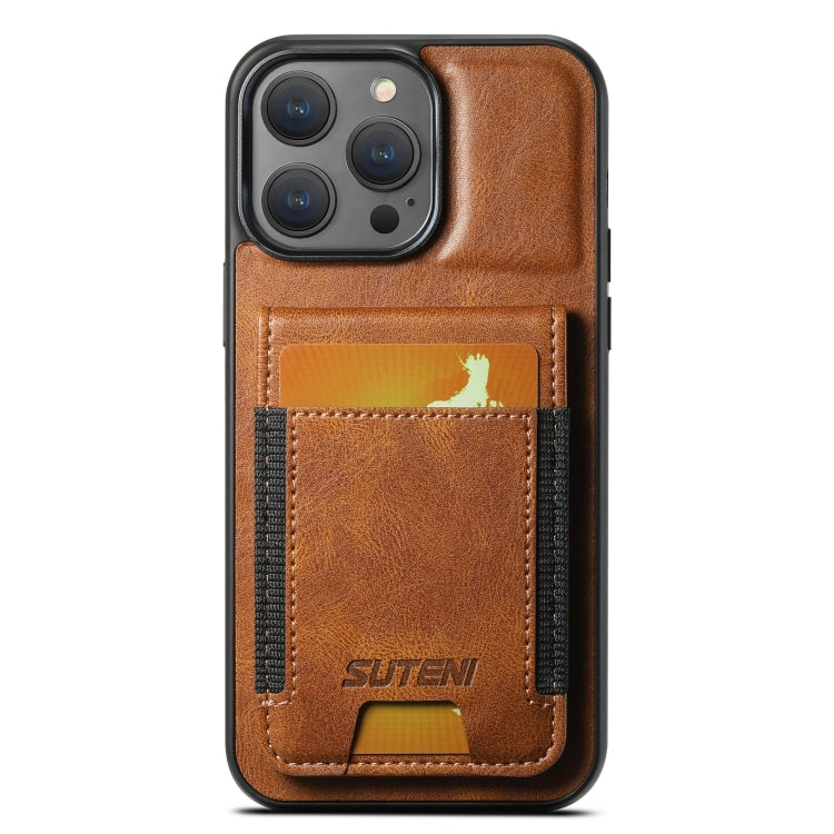Suteni H03 Oil Wax Leather Wallet Stand Back Phone Case, For iPhone 16, For iPhone 15 Pro Max, For iPhone 15 Pro, For iPhone 15 Plus, For iPhone 15, For iPhone 14 Plus, For iPhone 14, For iPhone 14 Pro