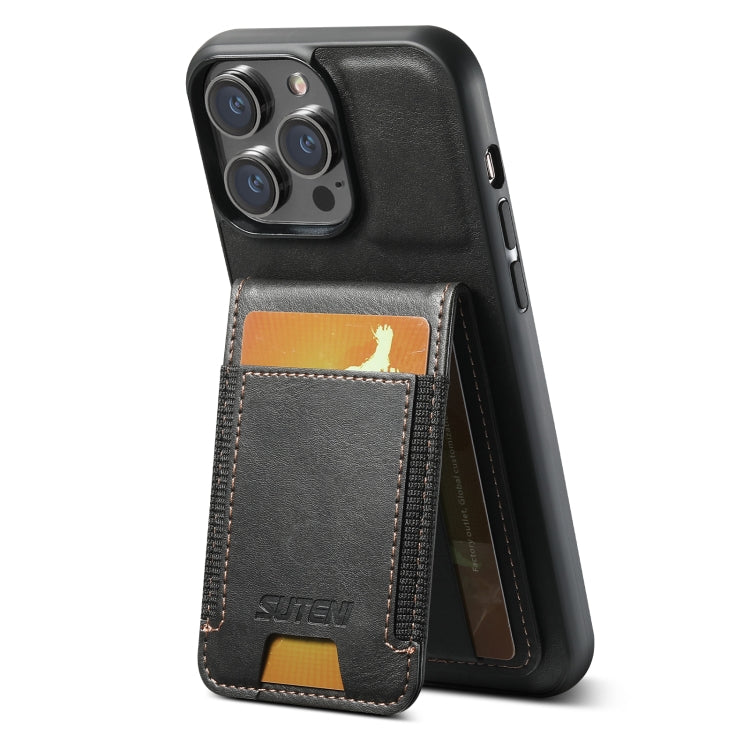 Suteni H03 Oil Wax Leather Wallet Stand Back Phone Case, For iPhone 16, For iPhone 15 Pro Max, For iPhone 15 Pro, For iPhone 15 Plus, For iPhone 15, For iPhone 14 Plus, For iPhone 14, For iPhone 14 Pro
