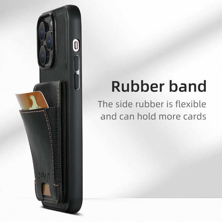 Suteni H03 Oil Wax Leather Wallet Stand Back Phone Case, For iPhone 16, For iPhone 15 Pro Max, For iPhone 15 Pro, For iPhone 15 Plus, For iPhone 15, For iPhone 14 Plus, For iPhone 14, For iPhone 14 Pro