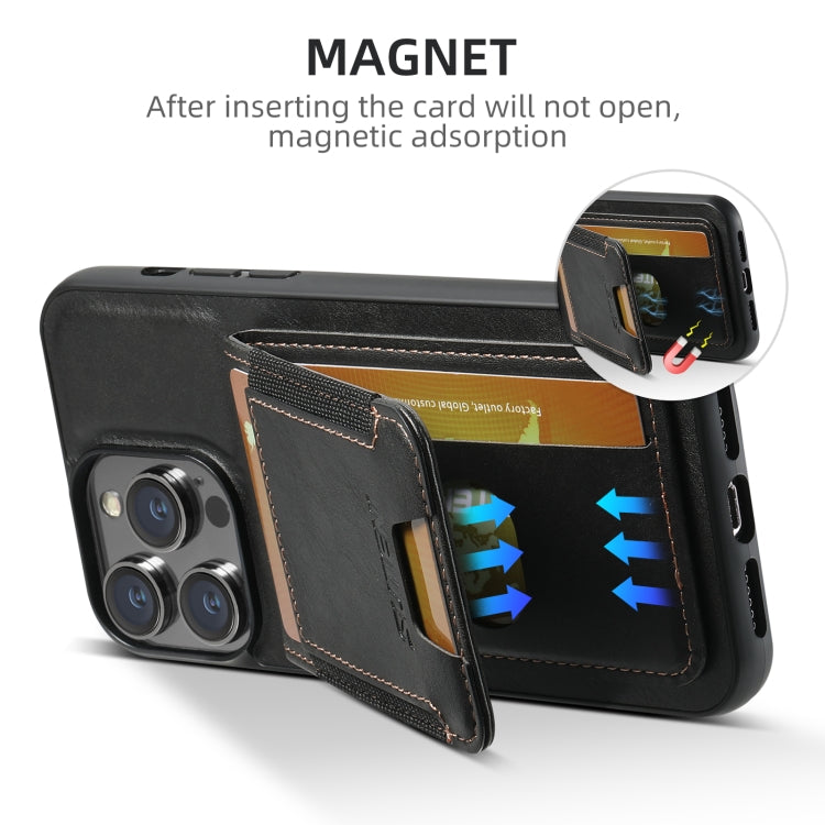 Suteni H03 Oil Wax Leather Wallet Stand Back Phone Case, For iPhone 16, For iPhone 15 Pro Max, For iPhone 15 Pro, For iPhone 15 Plus, For iPhone 15, For iPhone 14 Plus, For iPhone 14, For iPhone 14 Pro