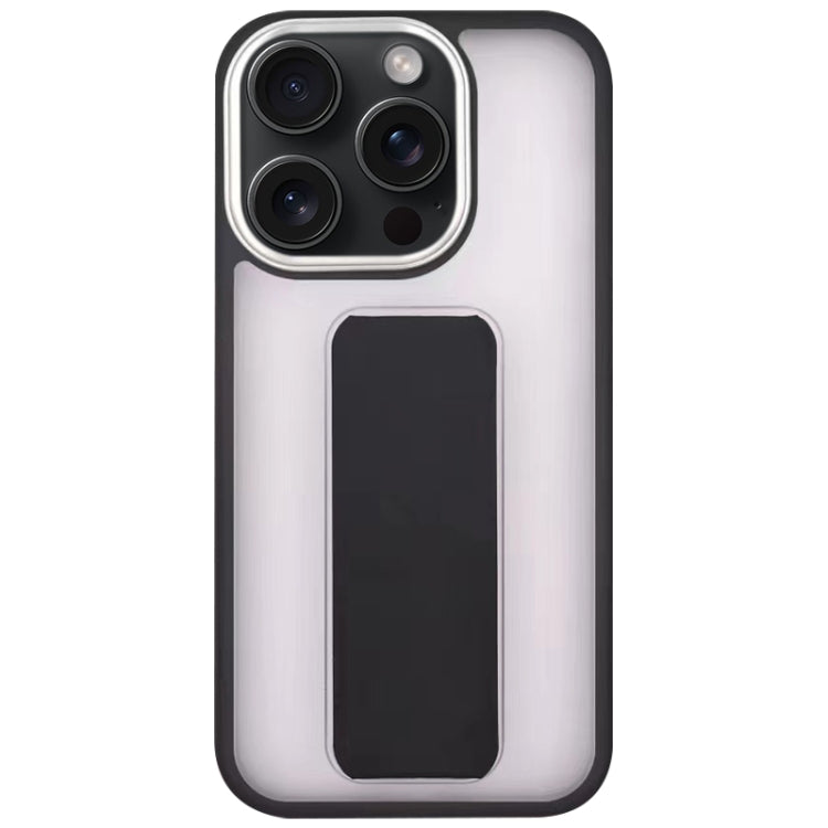 Skin-Feel Plating Wrist Strap Stand Phone Case, For iPhone 15 Pro Max, For iPhone 15 Plus, For iPhone 15