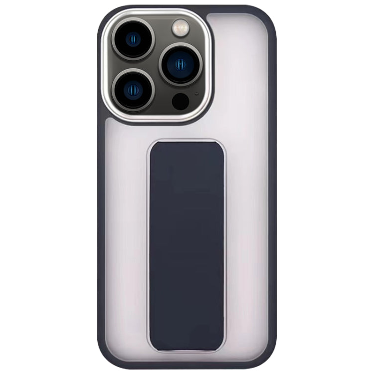 Skin-Feel Plating Wrist Strap Stand Phone Case, For iPhone 14 Plus, For iPhone 13 Pro, For iPhone 13