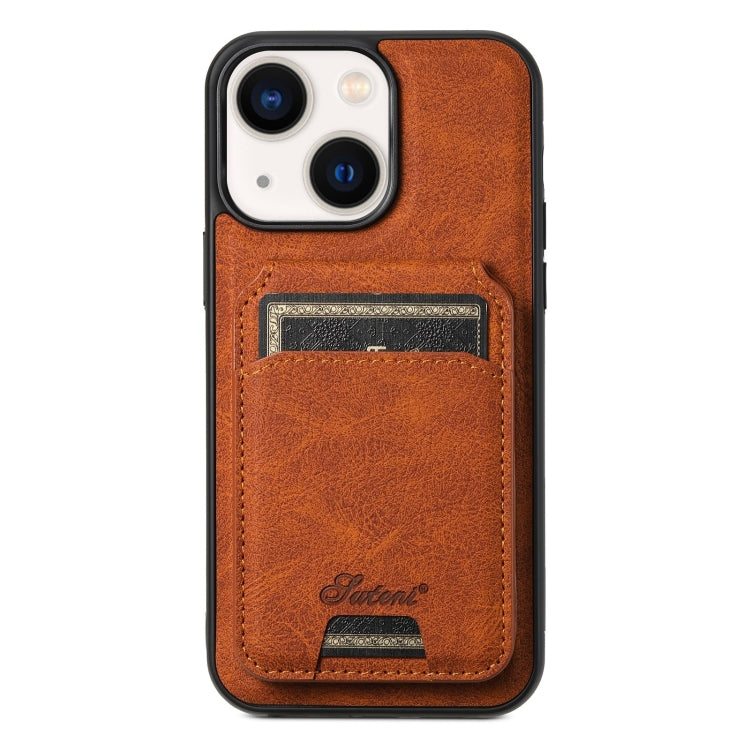 Suteni H17 Litchi Texture Leather MagSafe Detachable Wallet Phone Case, For iPhone 13 Pro, For iPhone 13, For iPhone 12, For iPhone 12 Pro Max, For iPhone 12 Pro