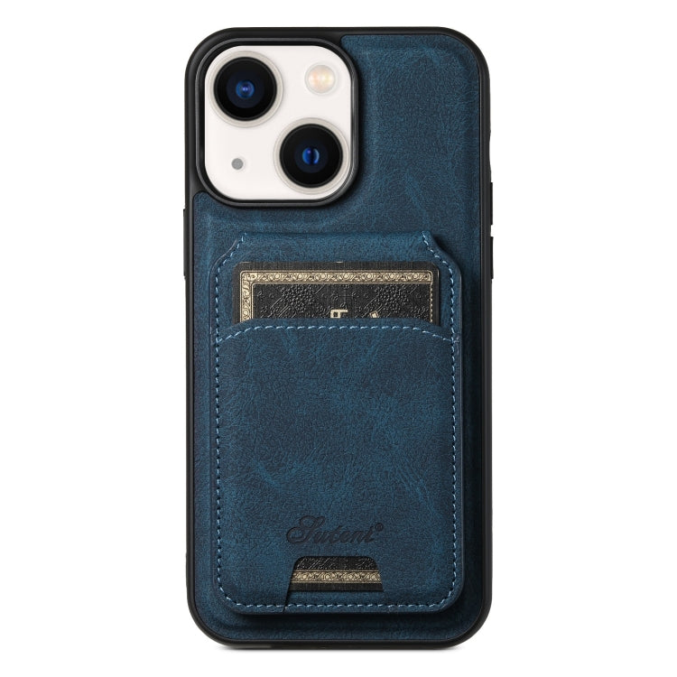 Suteni H17 Litchi Texture Leather MagSafe Detachable Wallet Phone Case, For iPhone 13 Pro, For iPhone 13, For iPhone 12, For iPhone 12 Pro Max, For iPhone 12 Pro