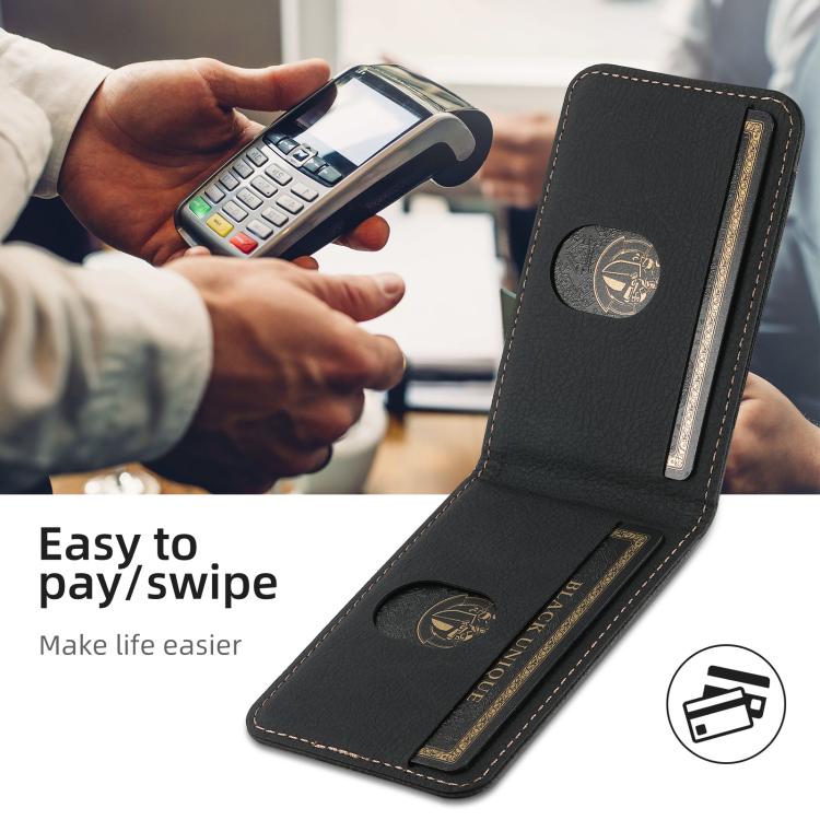 Suteni H17 Litchi Texture Leather MagSafe Detachable Wallet Phone Case, For iPhone 17e / 16e, For iPhone 17 Pro Max, For iPhone 17 Pro, For iPhone 17, For iPhone Air, For iPhone 16 Pro Max