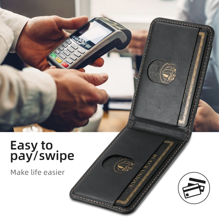 Suteni H17 Oil Eax Leather MagSafe Detachable Wallet Phone Case, For iPhone 16, For iPhone 15 Pro Max, For iPhone 15 Pro, For iPhone 15 Plus