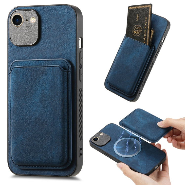 Retro Leather Card Bag Magnetic Phone Case, For iPhone X / XS, For iPhone 7 Plus / 8 Plus, For iPhone 6 Plus / 6s Plus, For iPhone 6 / 6s