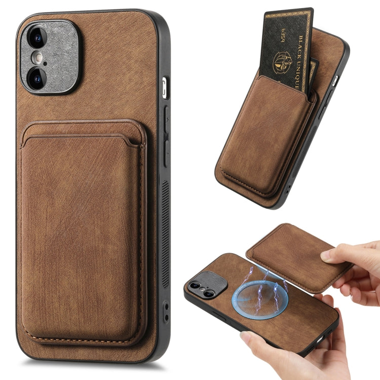 Retro Leather Card Bag Magnetic Phone Case, For iPhone 11 Pro, For iPhone XR, For iPhone XS Max, For iPhone 7 / 8 / SE 2022