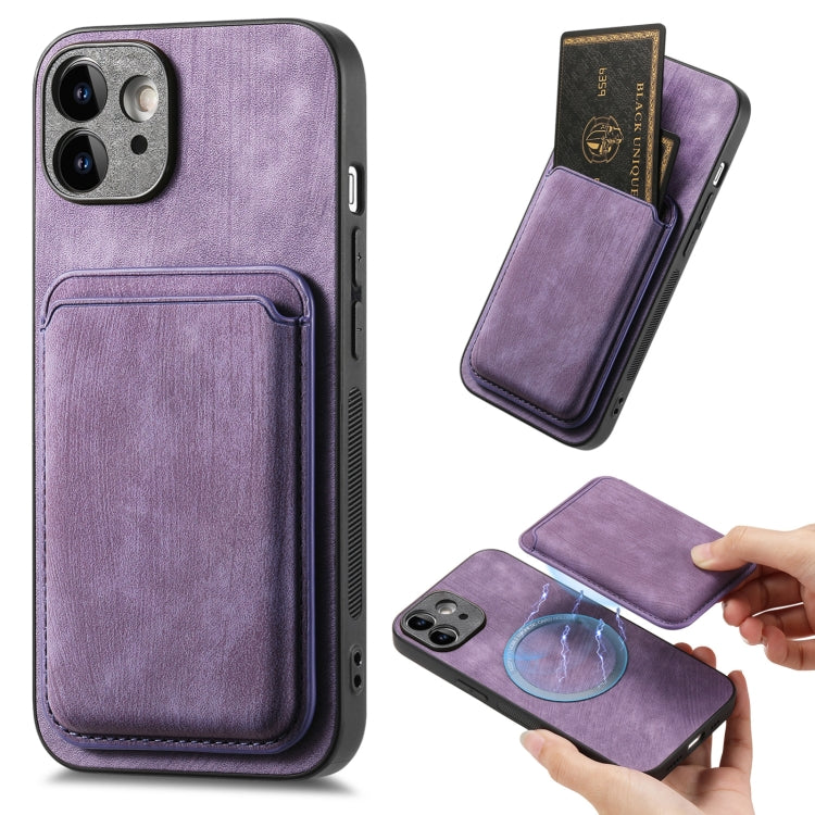 Retro Leather Card Bag Magnetic Phone Case, For iPhone 12 Pro Max, For iPhone 12 Pro, For iPhone 11 Pro Max, For iPhone 11