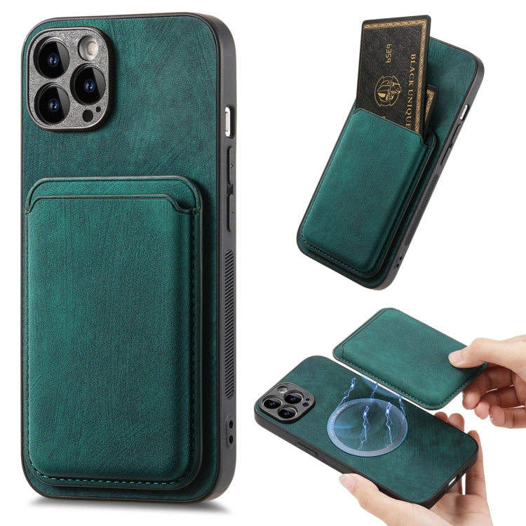 Retro Leather Card Bag Magnetic Phone Case, For iPhone 12 Pro Max, For iPhone 12 Pro, For iPhone 11 Pro Max, For iPhone 11