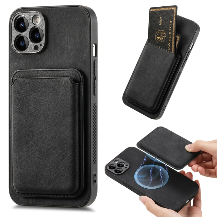 Retro Leather Card Bag Magnetic Phone Case, For iPhone 12 Pro Max, For iPhone 12 Pro, For iPhone 11 Pro Max, For iPhone 11