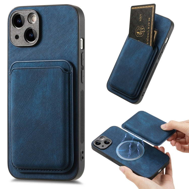 Retro Leather Card Bag Magnetic Phone Case, For iPhone 13 Pro Max, For iPhone 13 Pro, For iPhone 13, For iPhone 12
