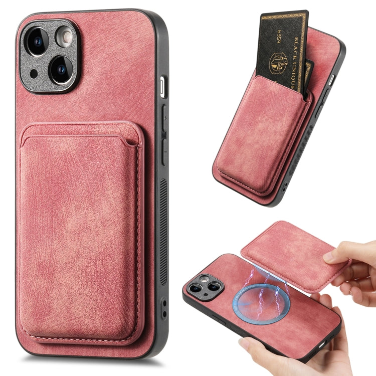 Retro Leather Card Bag Magnetic Phone Case, For iPhone 13 Pro Max, For iPhone 13 Pro, For iPhone 13, For iPhone 12