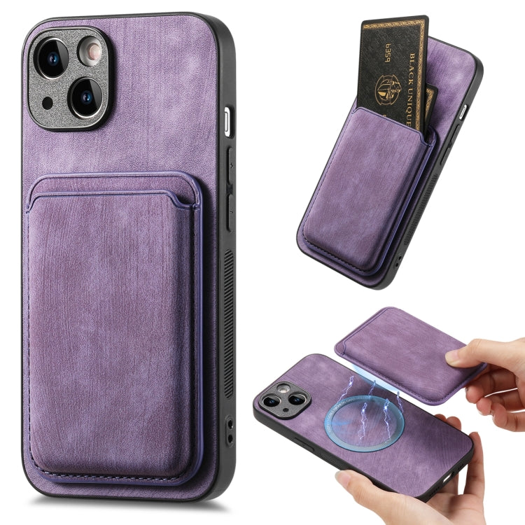 Retro Leather Card Bag Magnetic Phone Case, For iPhone 13 Pro Max, For iPhone 13 Pro, For iPhone 13, For iPhone 12
