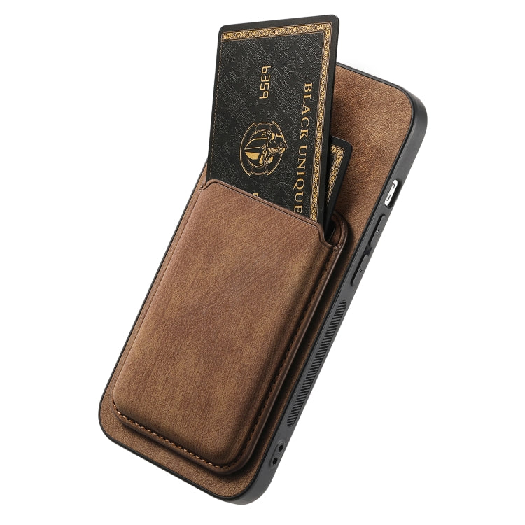 Retro Leather Card Bag Magnetic Phone Case, For iPhone 13 Pro Max, For iPhone 13 Pro, For iPhone 13, For iPhone 12
