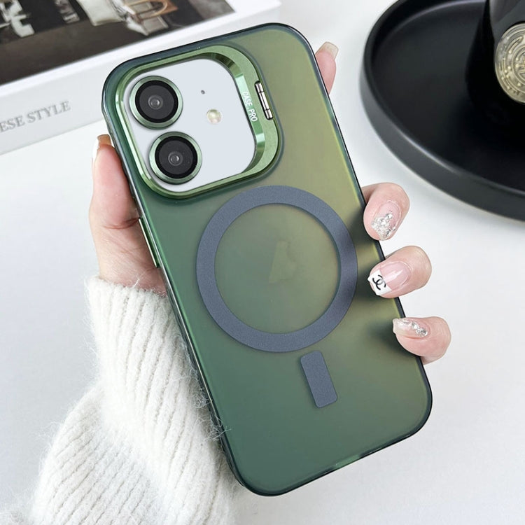 Lens Holder MagSafe PC Hybrid TPU Phone Case, For iPhone 12 Pro, For iPhone 11 Pro Max, For iPhone 11