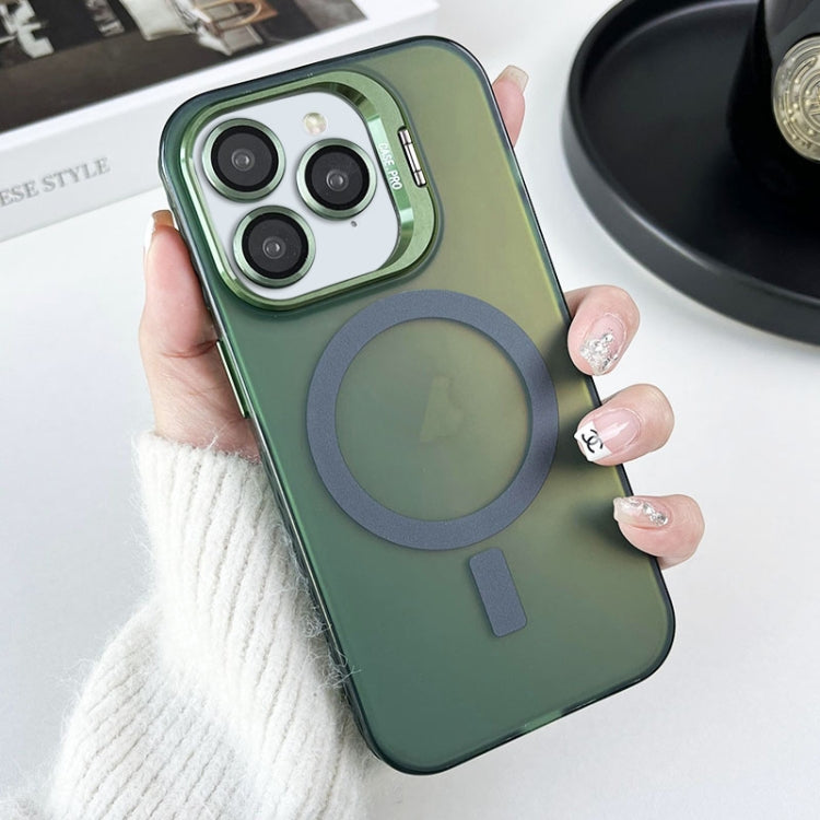 Lens Holder MagSafe PC Hybrid TPU Phone Case, For iPhone 12 Pro, For iPhone 11 Pro Max, For iPhone 11