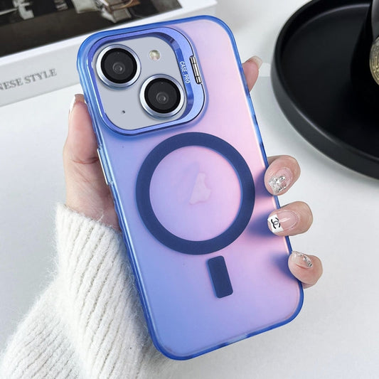 Lens Holder MagSafe PC Hybrid TPU Phone Case, For iPhone 15, For iPhone 14 Plus, For iPhone 14