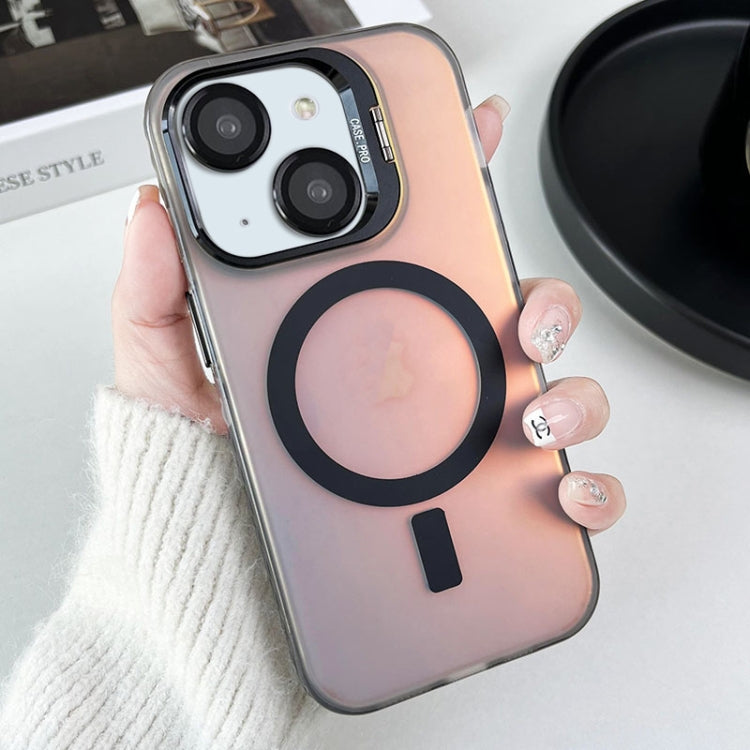 Lens Holder MagSafe PC Hybrid TPU Phone Case, For iPhone 15, For iPhone 14 Plus, For iPhone 14