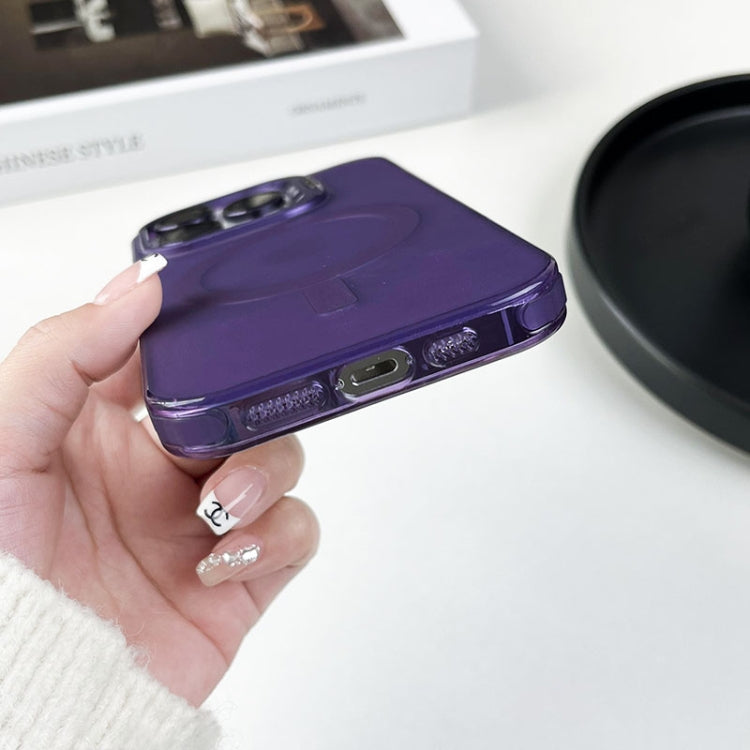 Lens Holder MagSafe PC Hybrid TPU Phone Case, For iPhone 14 Pro, For iPhone 14 Pro Max, For iPhone 13 Pro Max