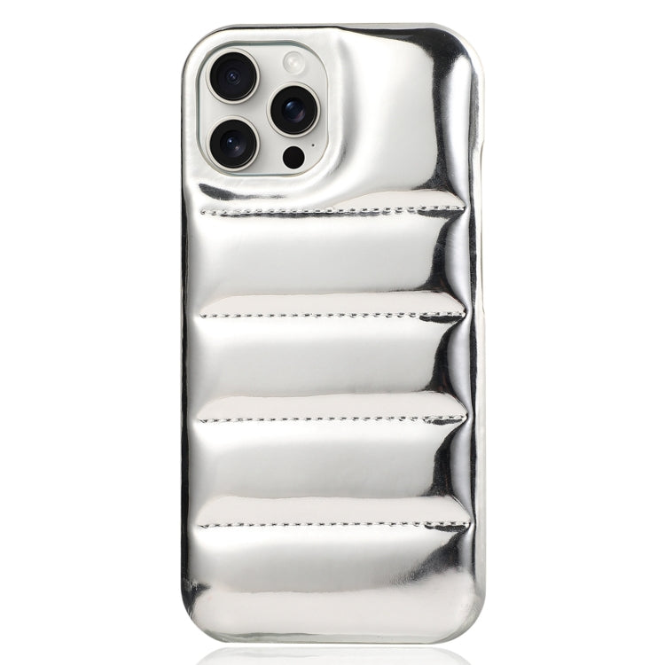 Laser Aurora Down Jacket All-inclusive Phone Case, For iPhone 15 Pro Max, For iPhone 15 Pro, For iPhone 15 Plus, For iPhone 15