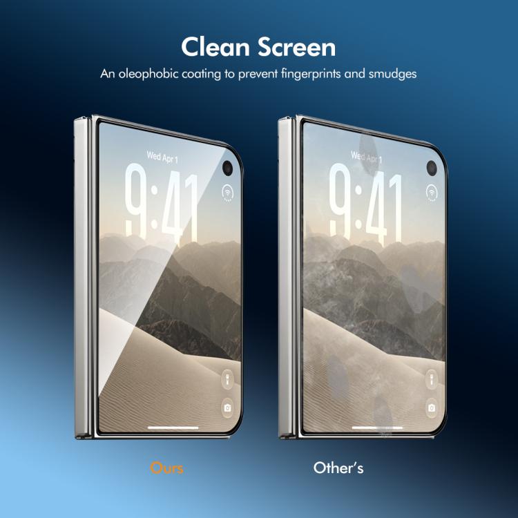 ENKAY Easy Install High Alumina Silicon Full Glass Film, For iPhone 14 / 16e / 13 / 13 Pro, For iPhone 16 Pro Max, For iPhone 16 Pro, For iPhone 16 Plus, For iPhone 15 Plus, For iPhone 16, For iPhone 15, For iPhone 15 Pro Max, For iPhone 15 Pro...