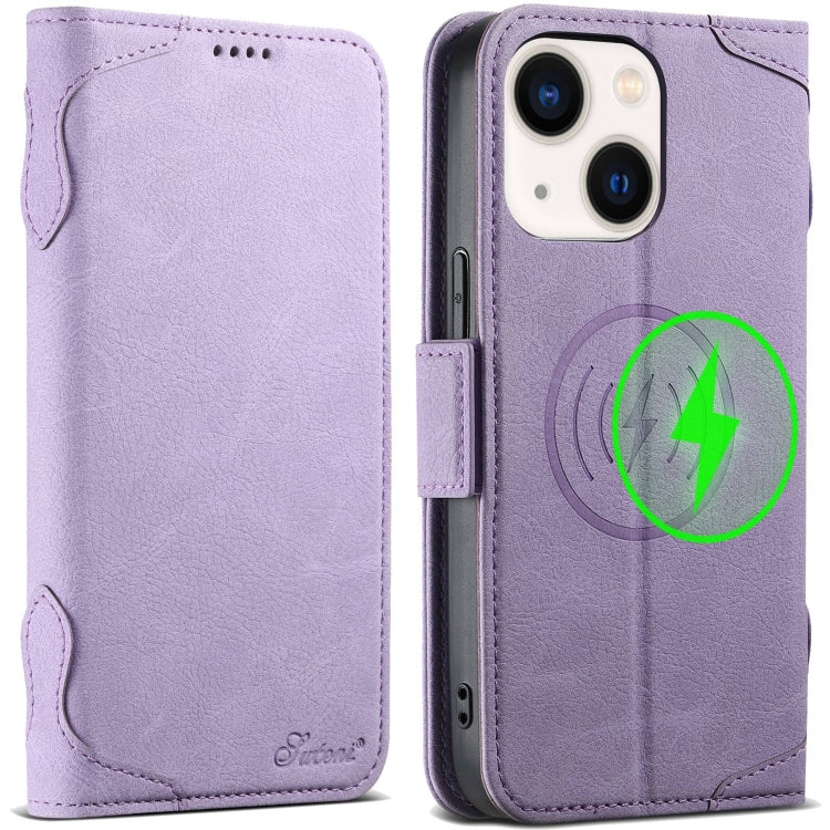 SUTENI J07 Multifunctional Horizontal Flip Magsafe Leather Phone Case, For iPhone 13 Pro Max, For iPhone 13 Pro, For iPhone 13, For iPhone 12 Pro Max