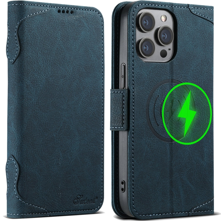 SUTENI J07 Multifunctional Horizontal Flip Magsafe Leather Phone Case, For iPhone 13 Pro Max, For iPhone 13 Pro, For iPhone 13, For iPhone 12 Pro Max