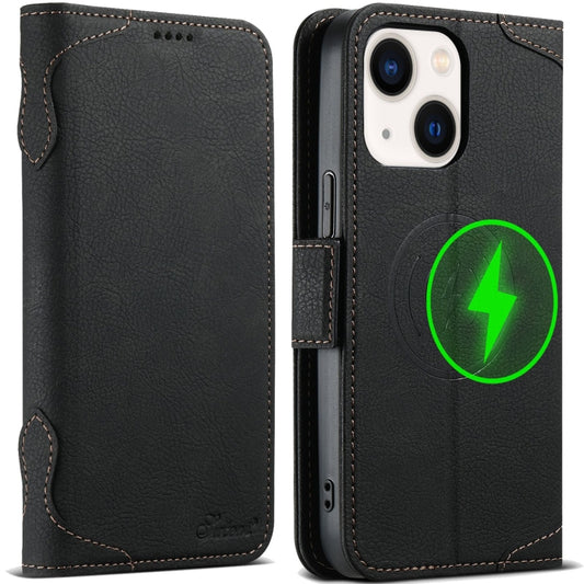 SUTENI J07 Multifunctional Horizontal Flip Magsafe Leather Phone Case, For iPhone 14 Plus, For iPhone 14, For iPhone 14 Pro, For iPhone 14 Pro Max