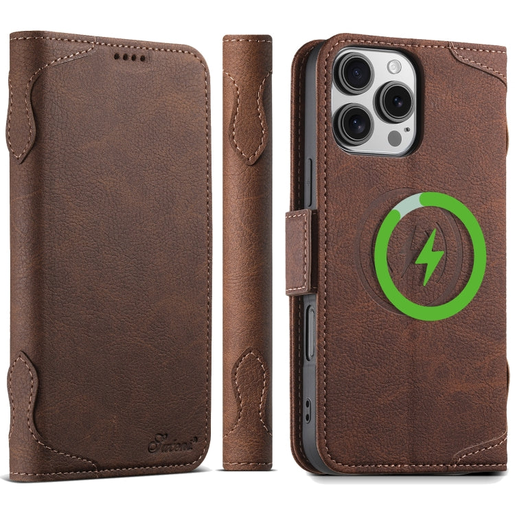 SUTENI J07 Multifunctional Horizontal Flip Magsafe Leather Phone Case