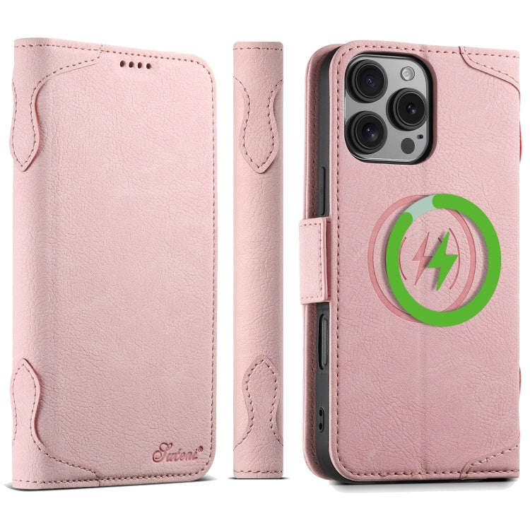 SUTENI J07 Multifunctional Horizontal Flip Magsafe Leather Phone Case