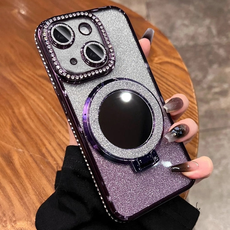 Rhinestone Mirror Glitter MagSafe TPU Phone Case, For iPhone 14 Pro Max, For iPhone 13 Pro Max, For iPhone 13 Pro, For iPhone 13