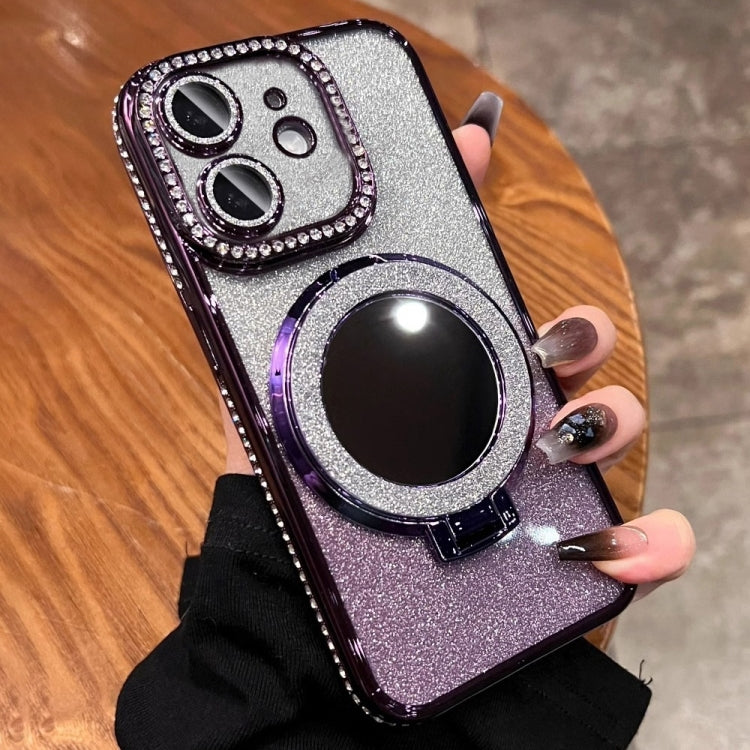 Rhinestone Mirror Glitter MagSafe TPU Phone Case, For iPhone 12, For iPhone 12 Pro Max, For iPhone 12 Pro, For iPhone 11 Pro Max