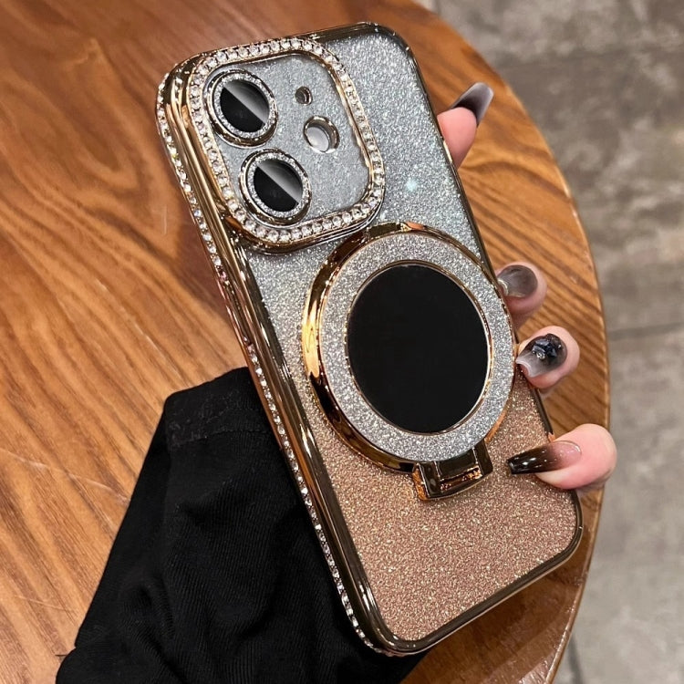 Rhinestone Mirror Glitter MagSafe TPU Phone Case, For iPhone 12, For iPhone 12 Pro Max, For iPhone 12 Pro, For iPhone 11 Pro Max