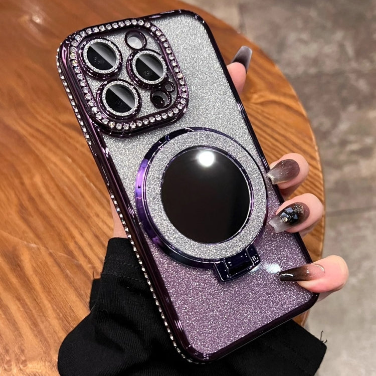 Rhinestone Mirror Glitter MagSafe TPU Phone Case, For iPhone 12, For iPhone 12 Pro Max, For iPhone 12 Pro, For iPhone 11 Pro Max